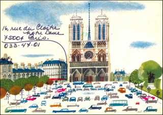 NotreDame Postcard