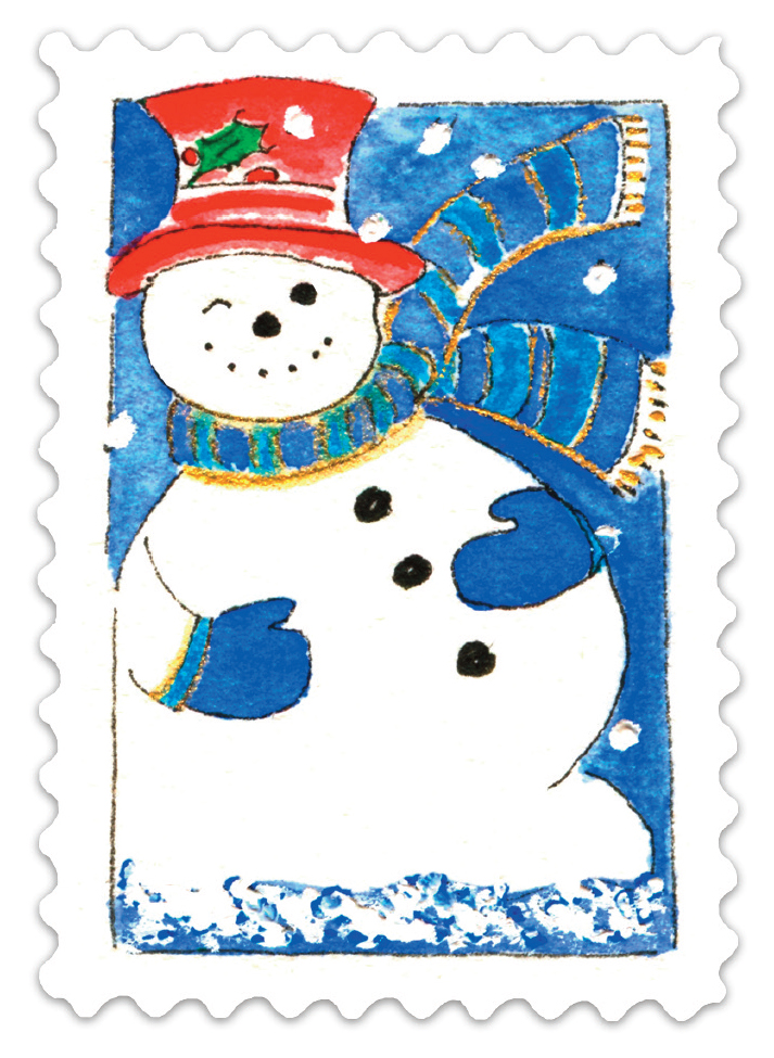 Stamped and Ready gift tag