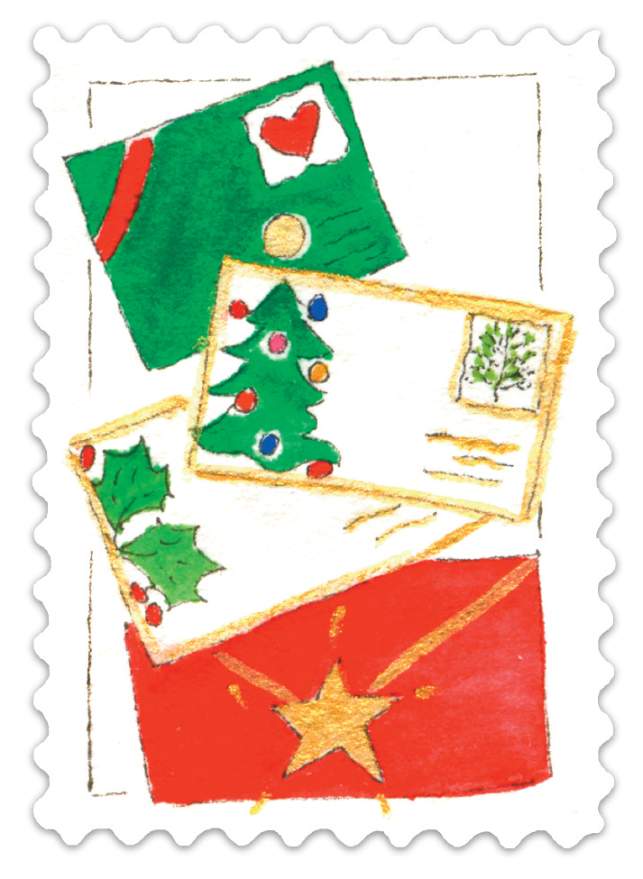 Stamped and Ready gift tag