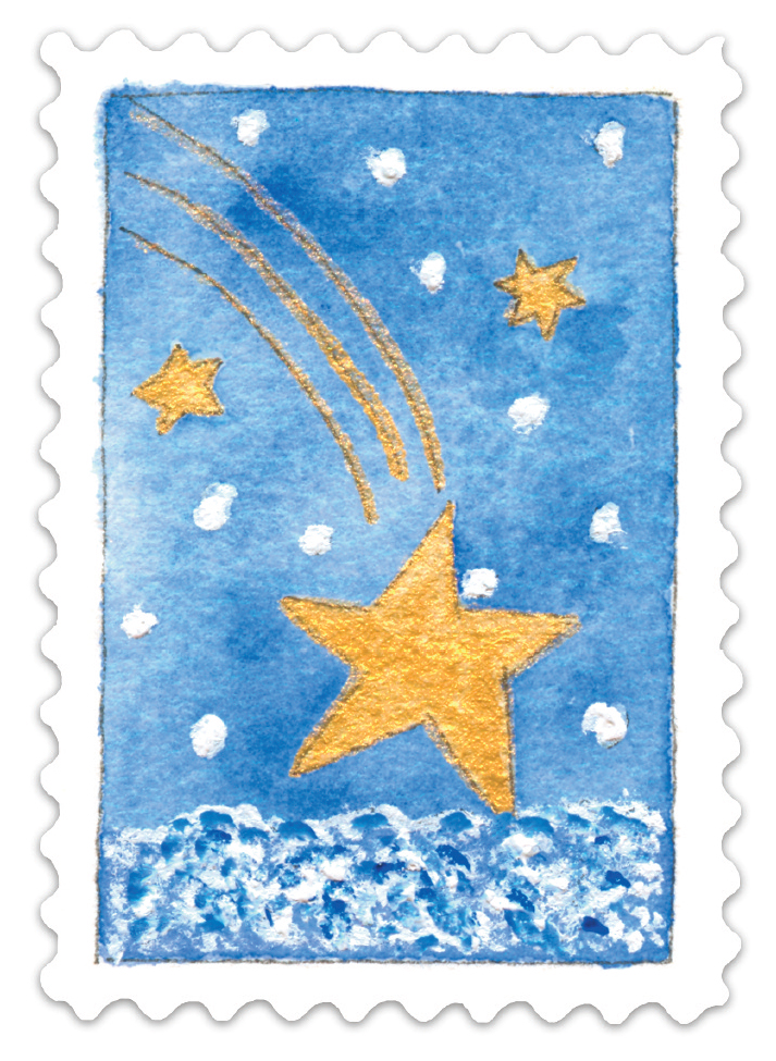 Stamped and Ready gift tag